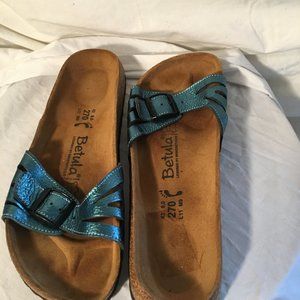 Birkenstock Betula Sparkly Metallic Slides  42/11
